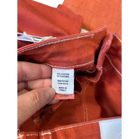 NWT RAILS Terracotta Silverado Carpenter Crop Denim Wide Leg Jeans Women's  28 - Picture 12 of 13